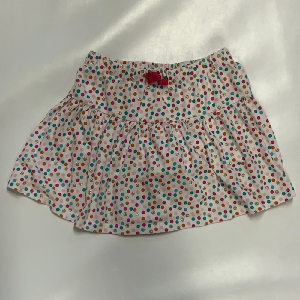 Girls Polka-Dot Skort, Size 7-8